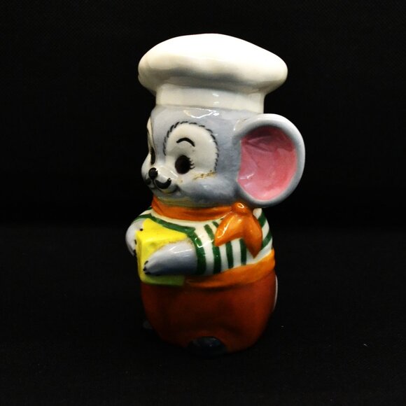 Vintage Alabaster Molds Hobbyist Grated Cheese Shaker Whimsical Mouse Design MCM - Picture 3 of 7